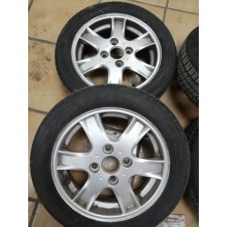 Vista frontal llanta Chatenet con buje de 5,6 cm