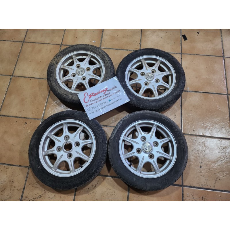 Juego de 4 llantas aluminio Tasso 13 pulgadas 4x115