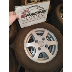 Juego de 4 llantas JDM 13 pulgadas con neumáticos 165/70 R13
